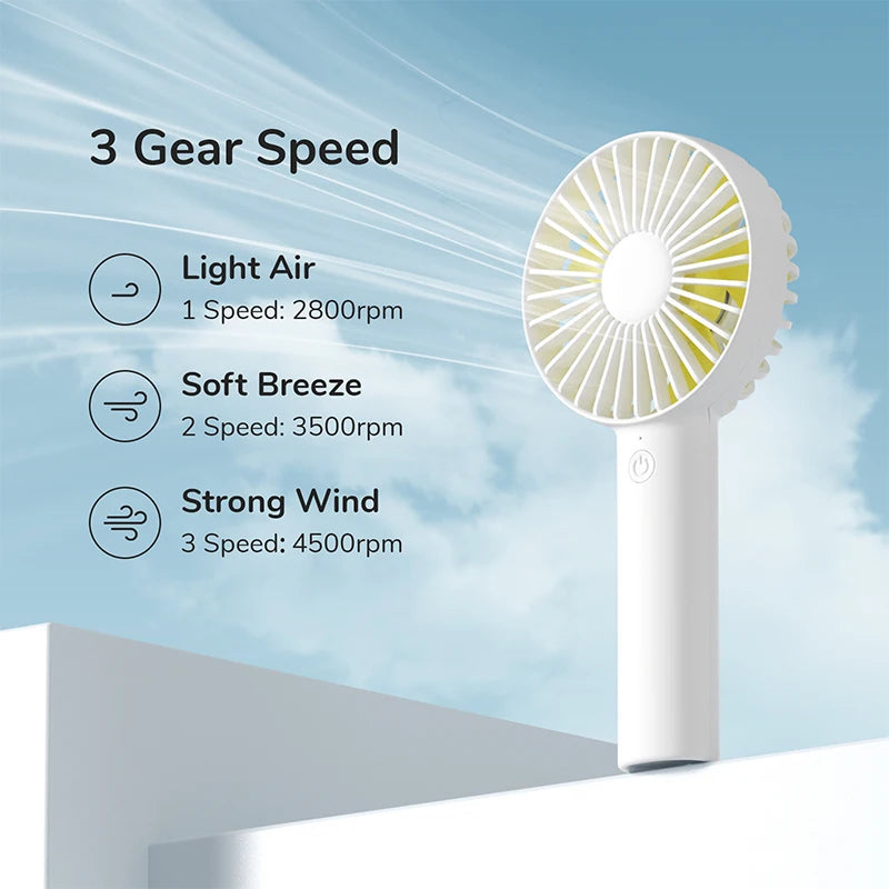 Mini Strong Wind Handheld Fan Portable