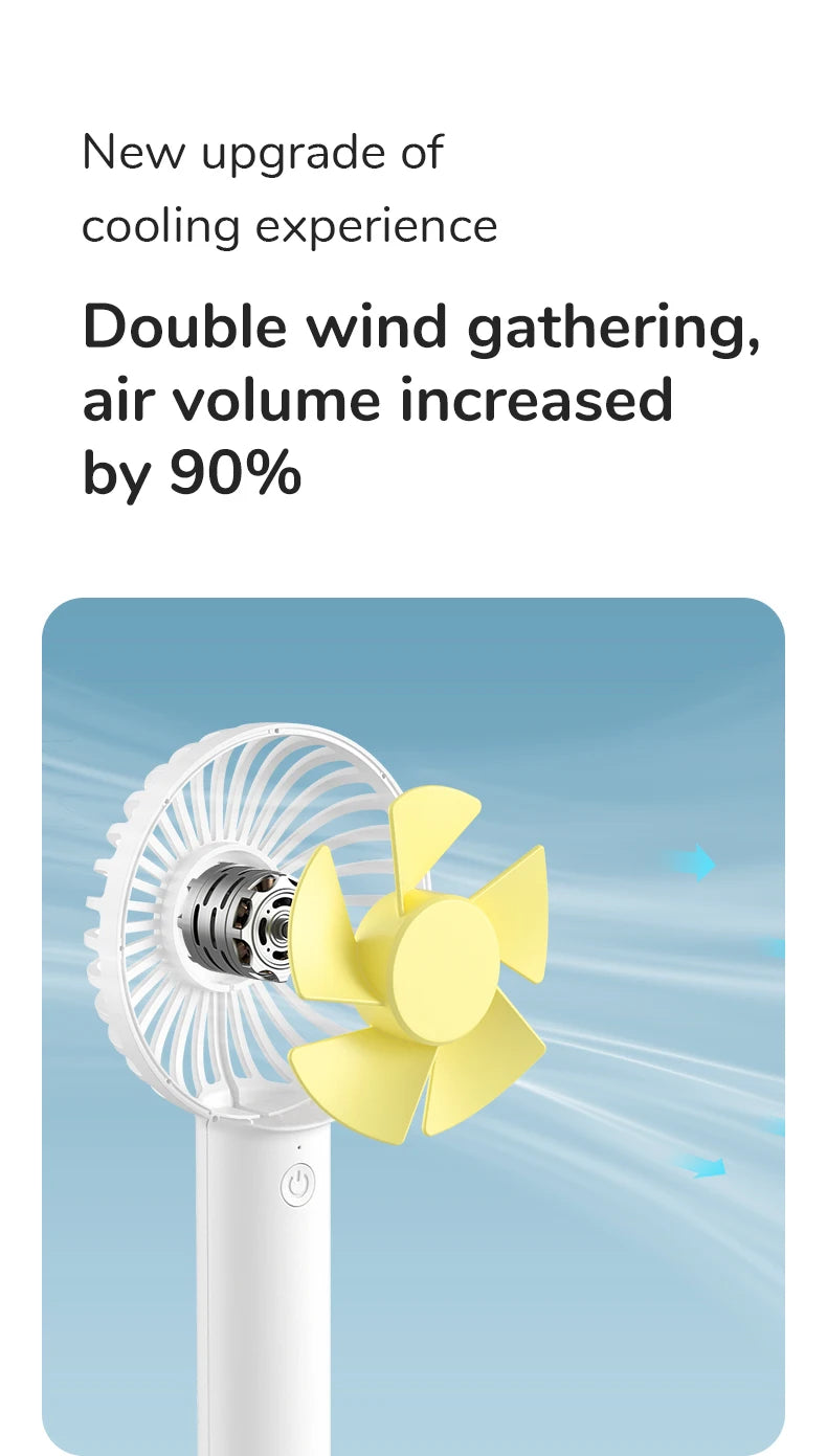 Mini Strong Wind Handheld Fan Portable