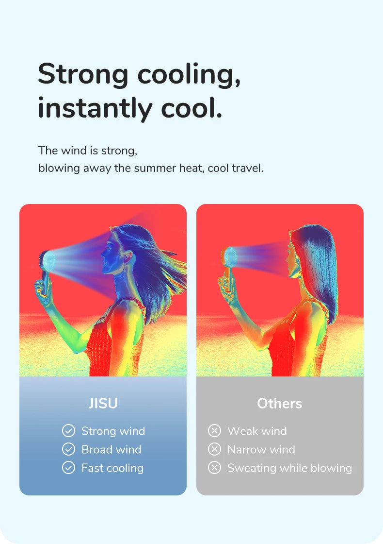 Mini Strong Wind Handheld Fan Portable