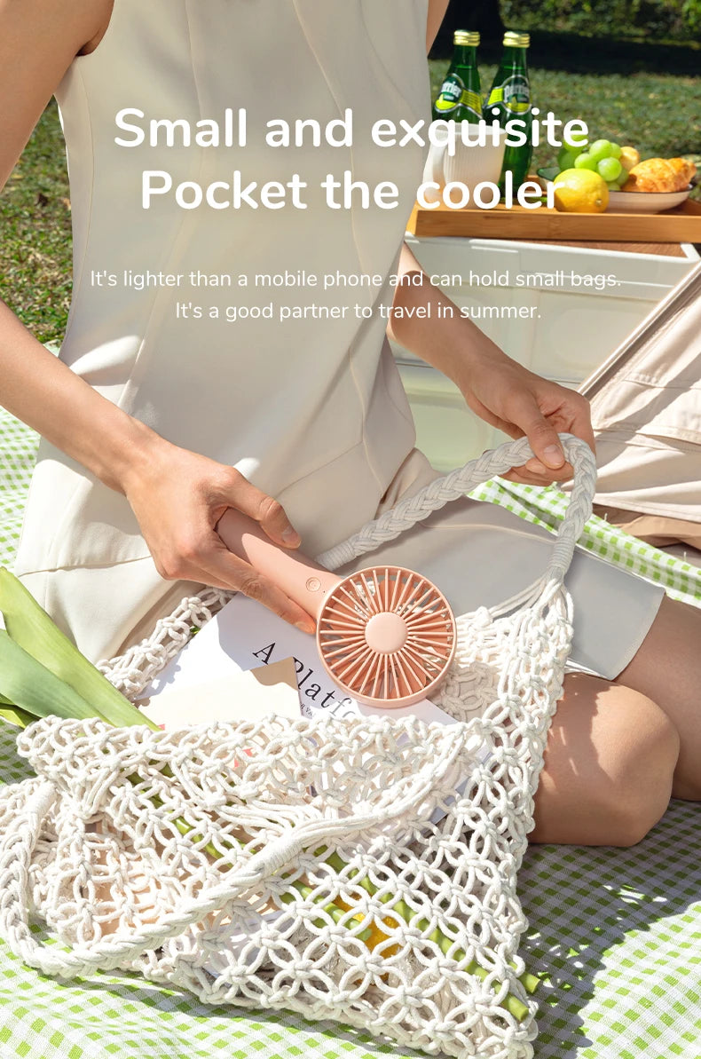 Mini Strong Wind Handheld Fan Portable