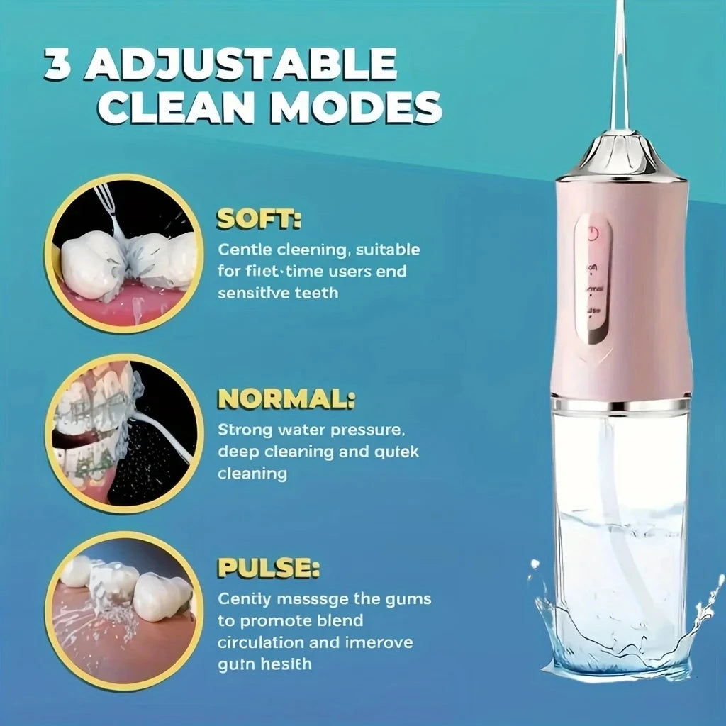 Portable Oral Irrigator Water Flosser Dental Water Jet