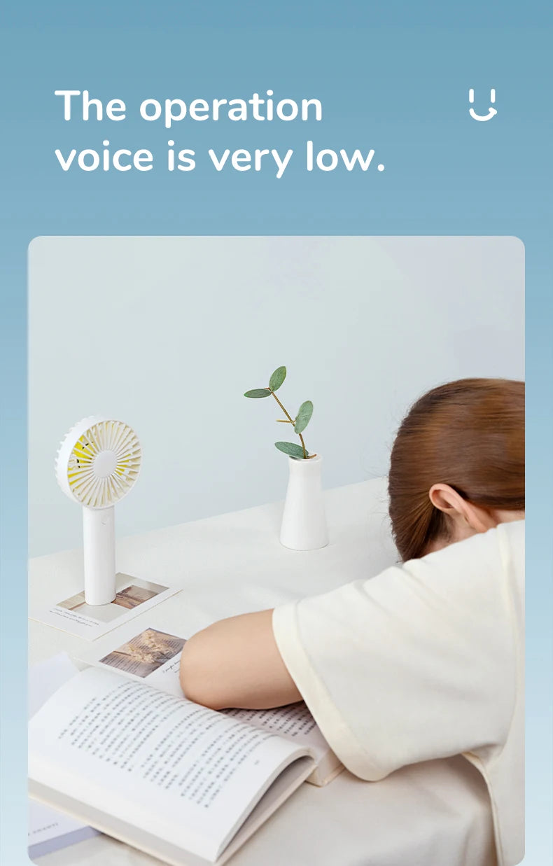 Mini Strong Wind Handheld Fan Portable