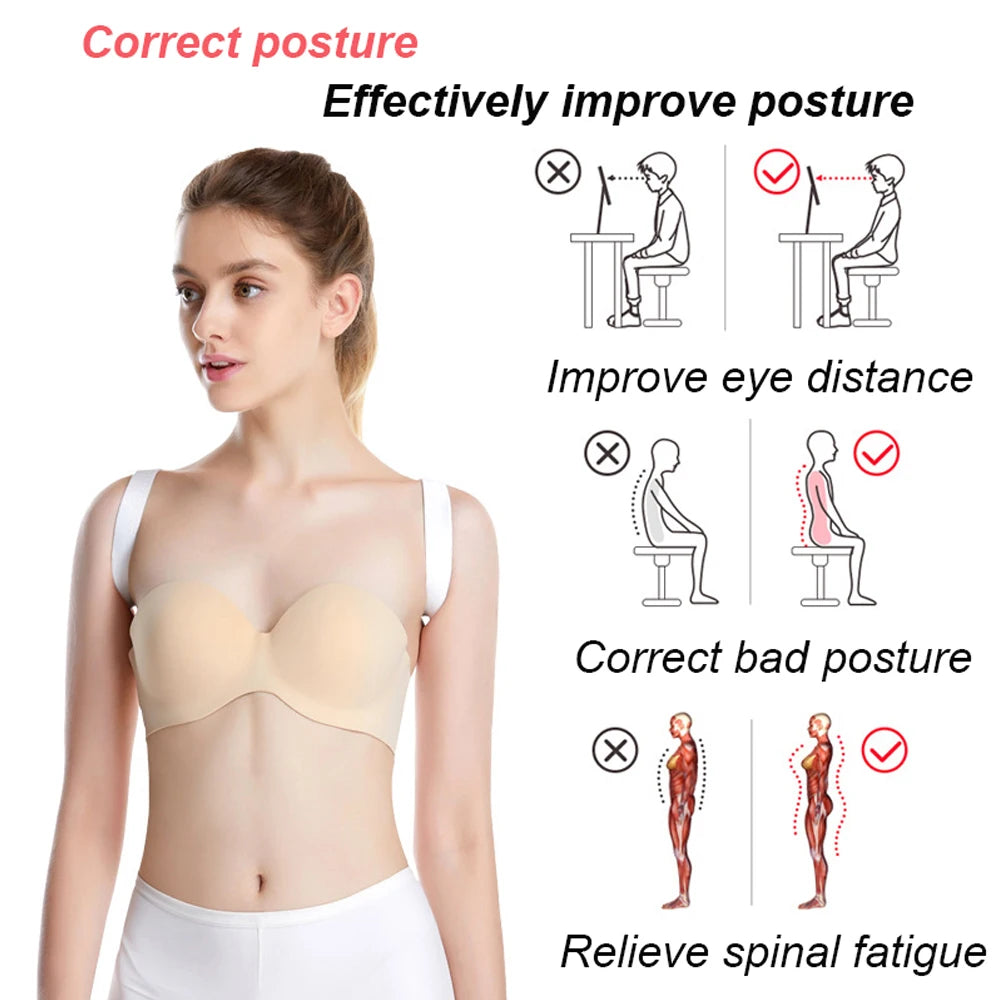 Back Posture Corrector Belt Adjustable Shoulde Neck