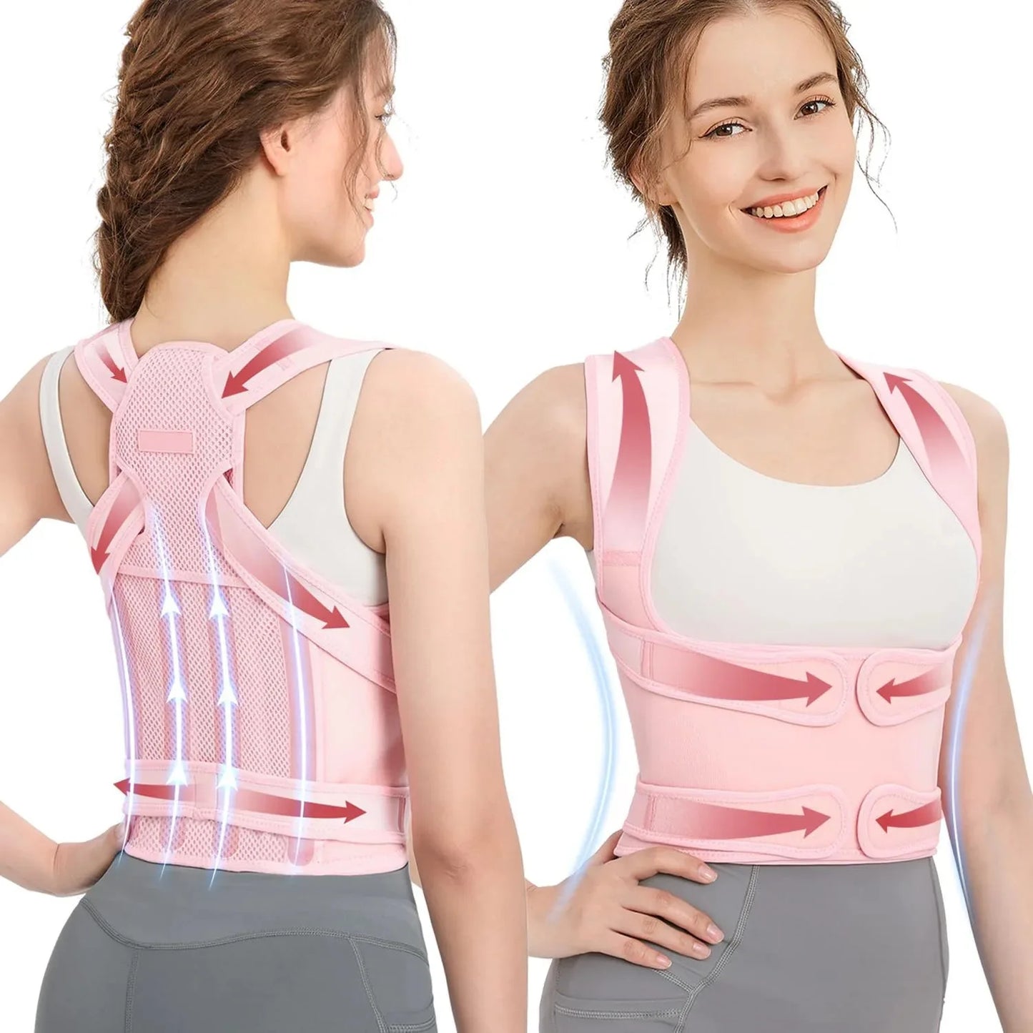 Back Brace and Posture Corrector for Women and Men
