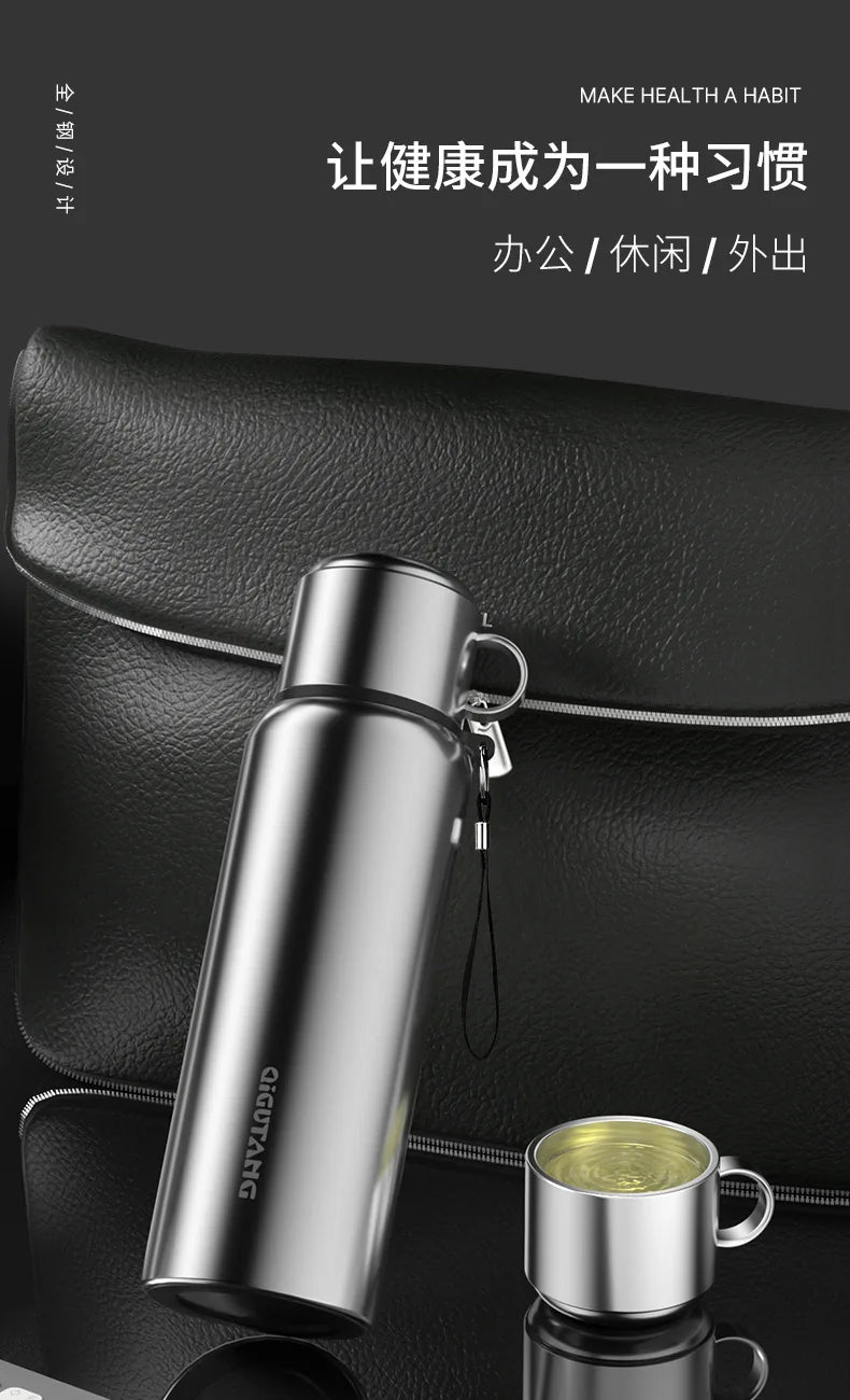 Smart Stainless Steel Thermos Water Bottle Temperature