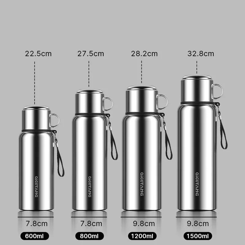 Smart Stainless Steel Thermos Water Bottle Temperature