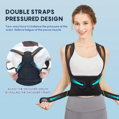 Back Brace and Posture Corrector for Women and Men