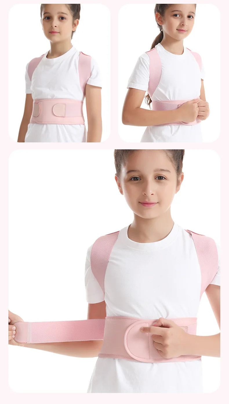 Children Back Posture Corrector Compression Shoulder Back