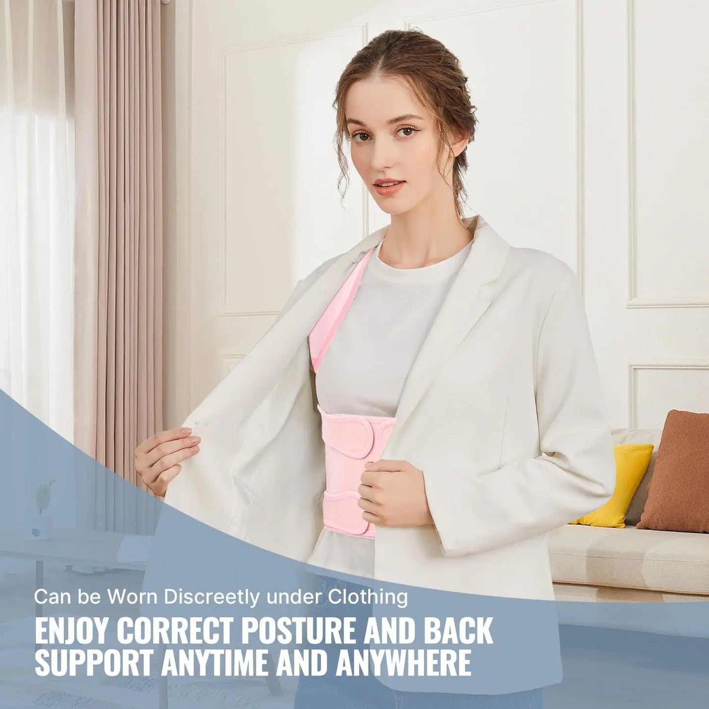 Back Brace and Posture Corrector for Women and Men