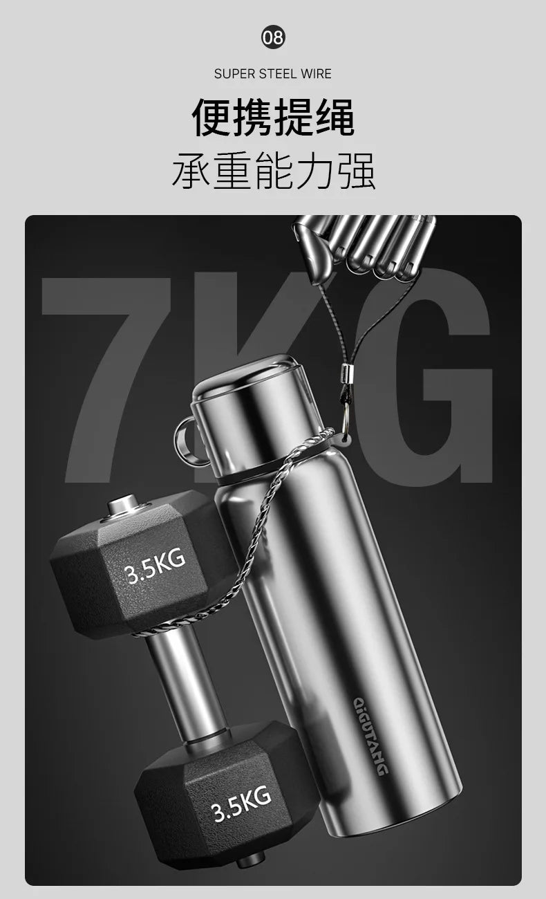 Smart Stainless Steel Thermos Water Bottle Temperature