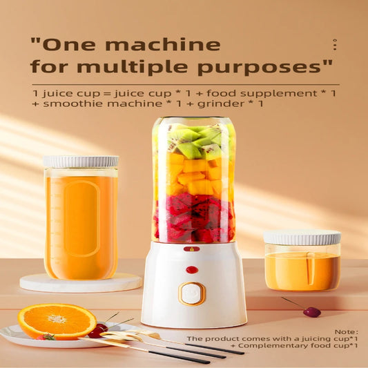 Compact USB Juicer with Rechargeable Battery